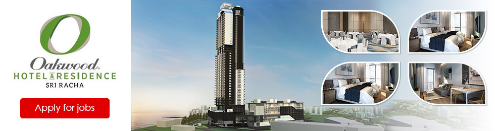 ร่วมงานกับ Oakwood Hotel & Residence Sri Racha